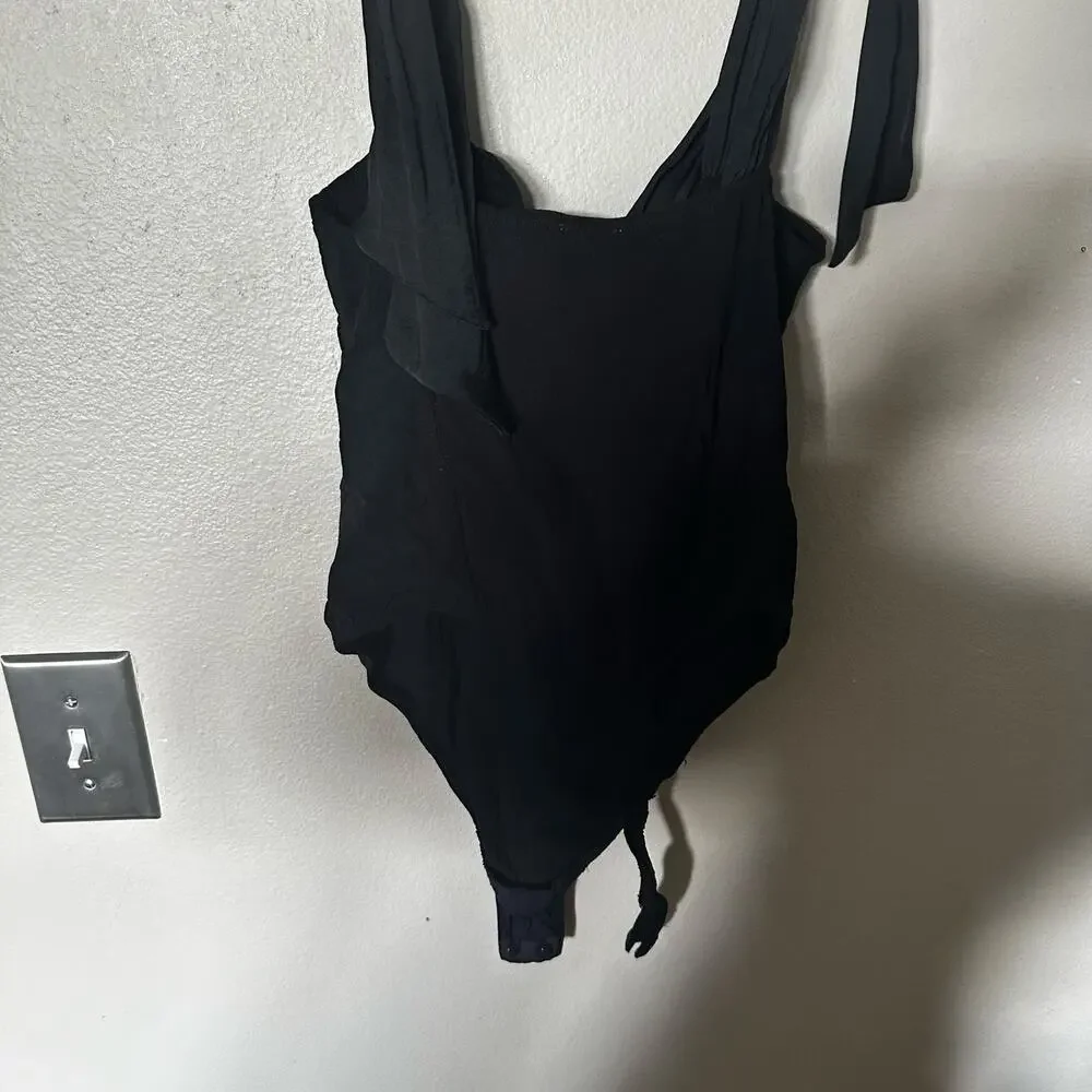 Lola Free people black bodysuit sz m - Picture 7 of 7